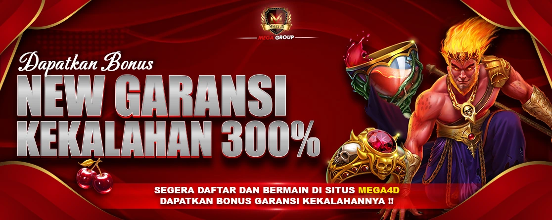 BONUS NEW GARANSI KEKALAHAN 300%
